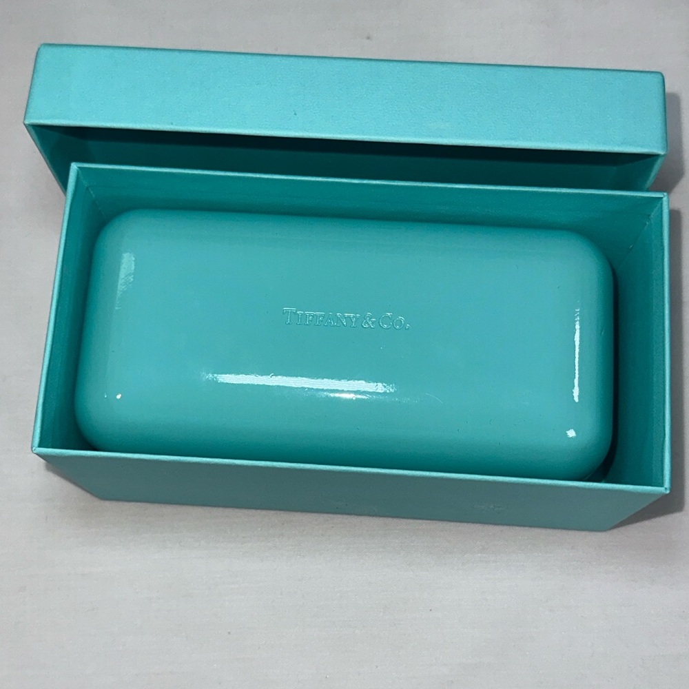Tiffany and Co Havana Oversized Sqaure Tortoiseshell Sunglasses Tiffany Blue - Picture 15 of 16